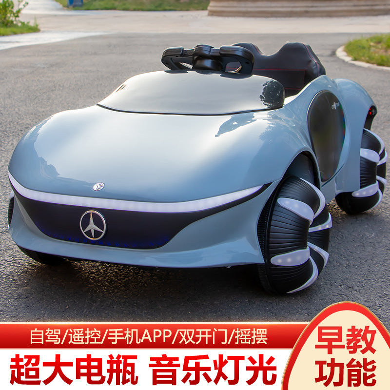 Children's Electric Car Baby Kids Children's Car Baby Boy Girl Remote Control Car Electric Toy Car Can Sit On