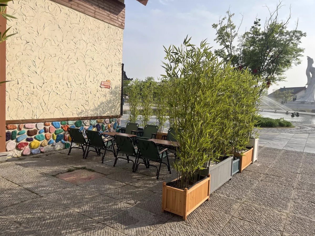 Artificial Bamboo Fake Bamboo Hotel Restaurant Home Indoor Partition Decoration Wholesale Green Plant