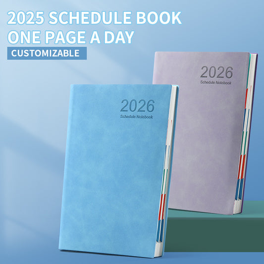 2026Calendar Book Cross-Border English Yearly Calendar Book365Tianji Daily Planner Efficiency Notebook