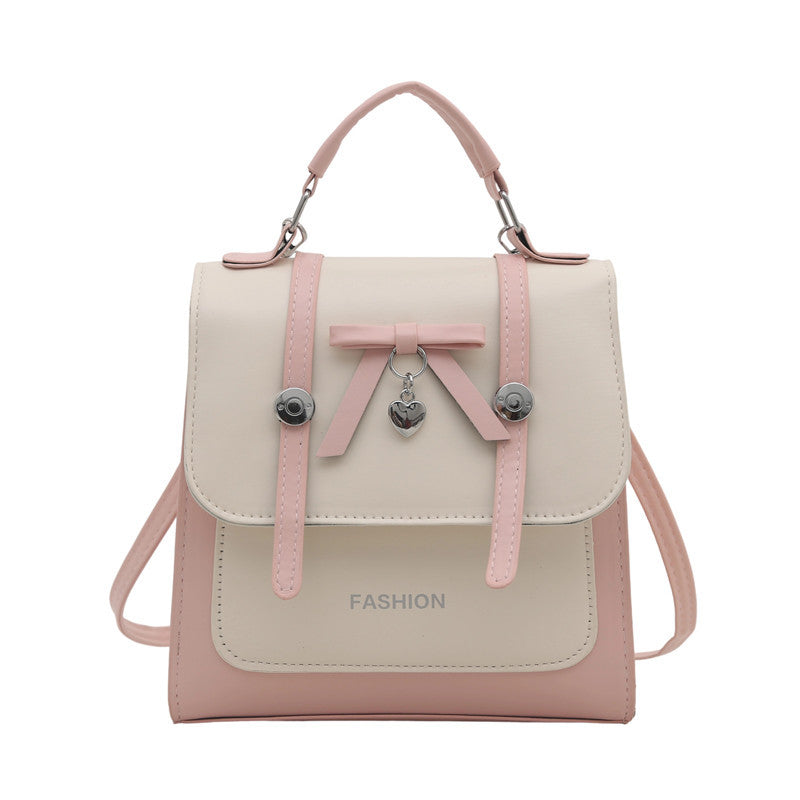 Single Shoulder Double Shoulder Women's Bag2025New Fashionable Girly Casual Multi-use Small Square Bag Spring Summer Hot-selling Women's Bag