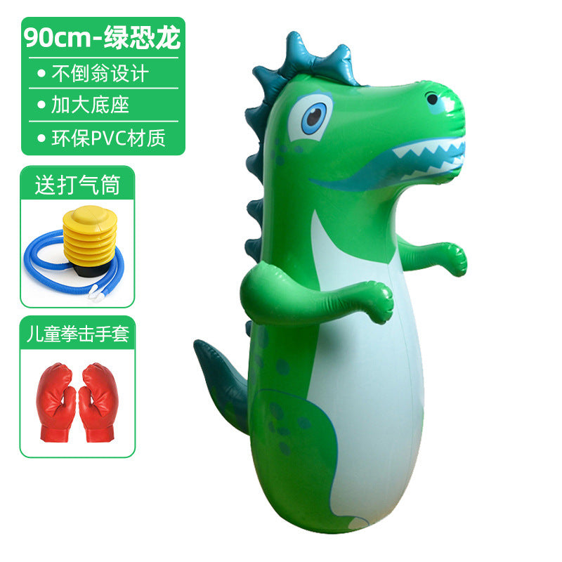 Inflatable Punching Bag Punching Column Standing Sandbag Adult Home Training Equipment Children's Equipment