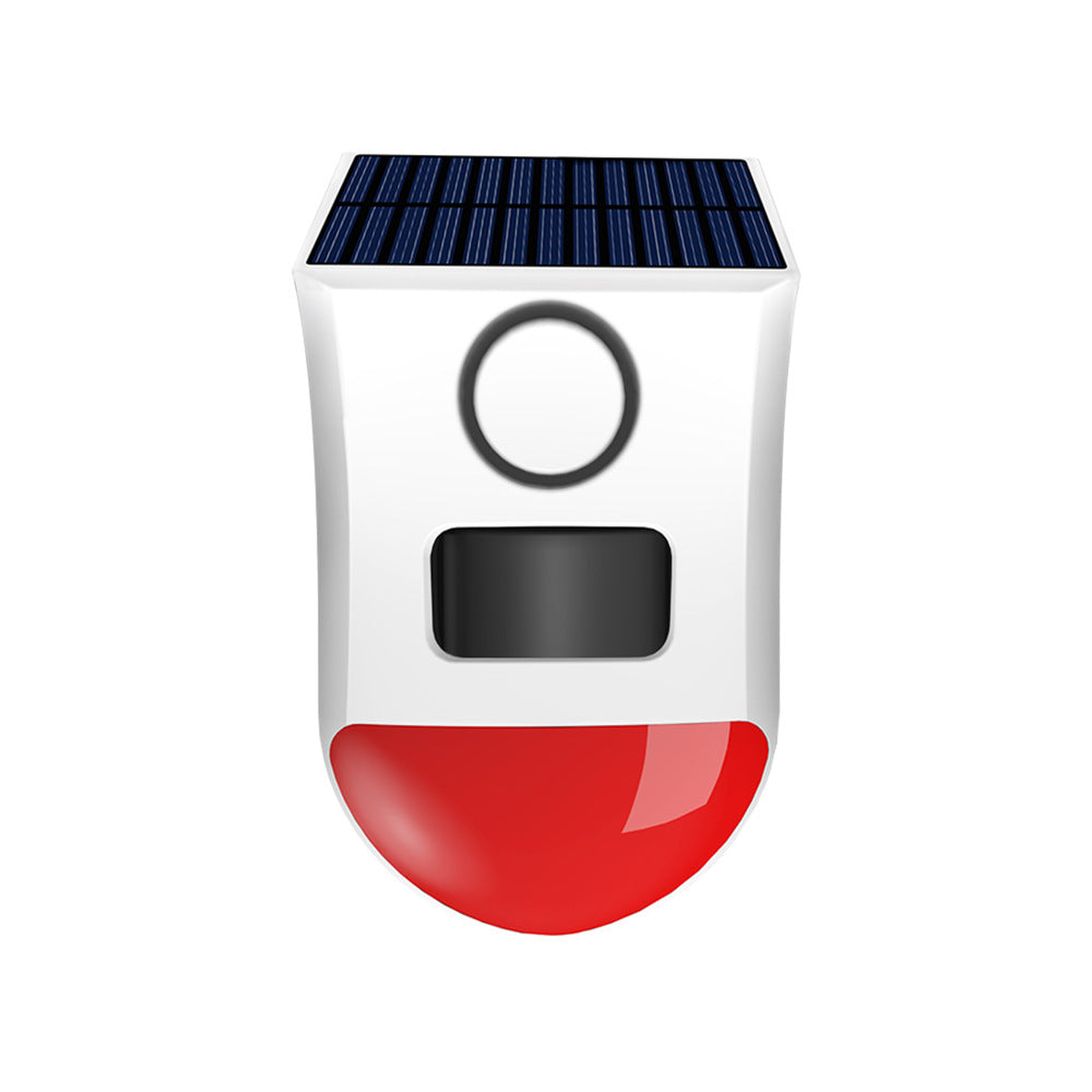 Cross-border Solar Sound and Light Alarm Light Anti-theft Alarm Human Body Infrared Sensor Orchard Remote Control Alarm