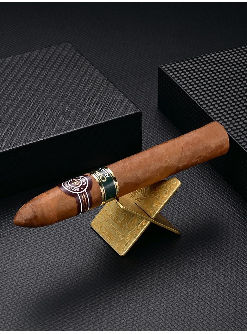 Dragon Eggplant （CIGARLOONG） Cigar Holder Lightweight Cross Portable Stainless Steel Folding Open and Close Holder