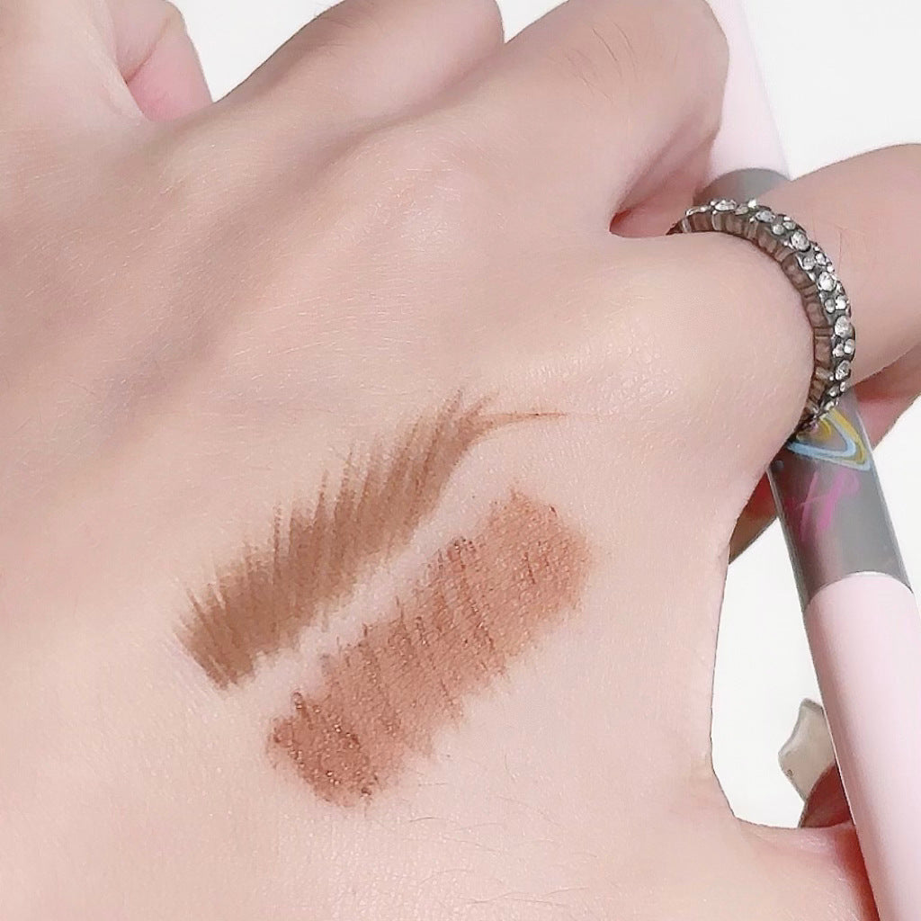 Hello YA Smart Dual-Head Eyebrow Dye Light Color Wild Eyebrow Pencil Natural Waterproof Sweatproof Long-Lasting Non-Fading1205