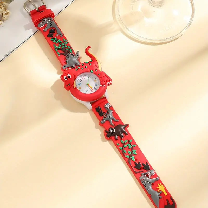 Watch Dinosaur Boys Girls Toddler Silicone Quartz