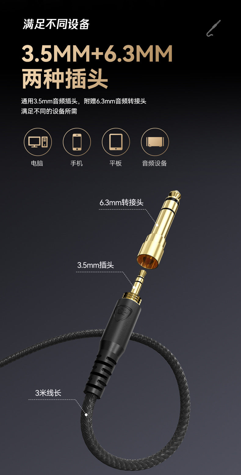 New Wolfhunter Model JT01x Over-Ear Monitoring Headphones Entry-level Movie Music Foldable Private Model Headphones In Stock