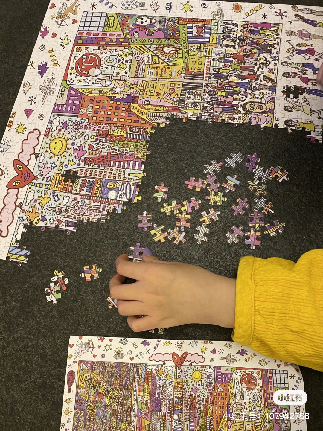 It is said that only20%People can put it together in one go And you? Times Square Puzzle1000Piece0.9kg