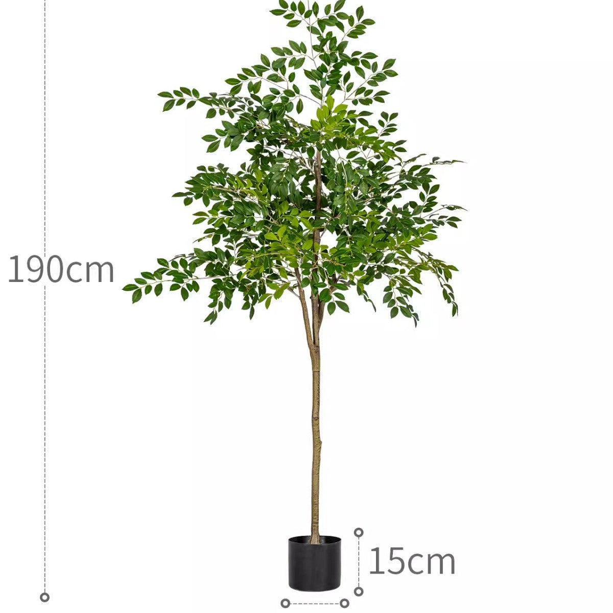 High-End Artificial Green Plant Elm Money Tree Banyan Tree Large Floor Plant Indoor Living Room Atmosphere Fake Tree Landscaping Decoration