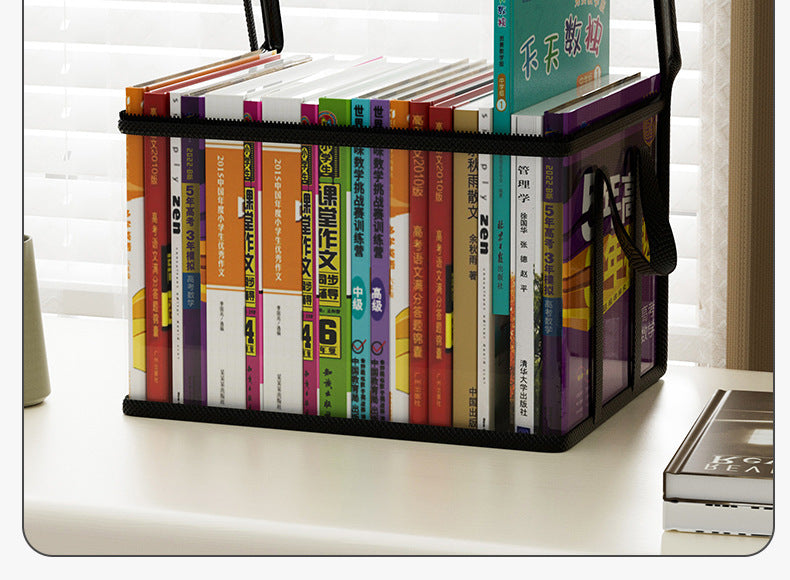 Manufacturer Direct Transparent Dustproof Book Bag Home Large Capacity Textbook Storage Bag Back-to-School Season Book Bag Transparent Dustproof http://detail.1688.com/offer/962604490167.html