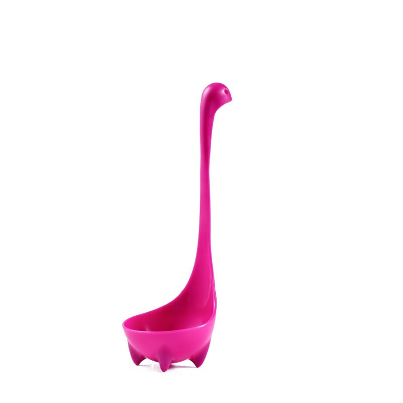 Amazon Creative Loch Ness Monster Spoon Cartoon Food Grade Plastic Spoon Kitchen Tool Manufacturer Wholesale