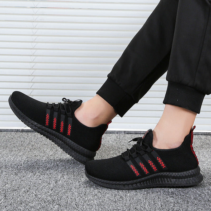 Men's Sneakers2024Spring New Trendy Casual Shoes Running Shoes Couple Shoes Mesh Flyknit Shoes Export
