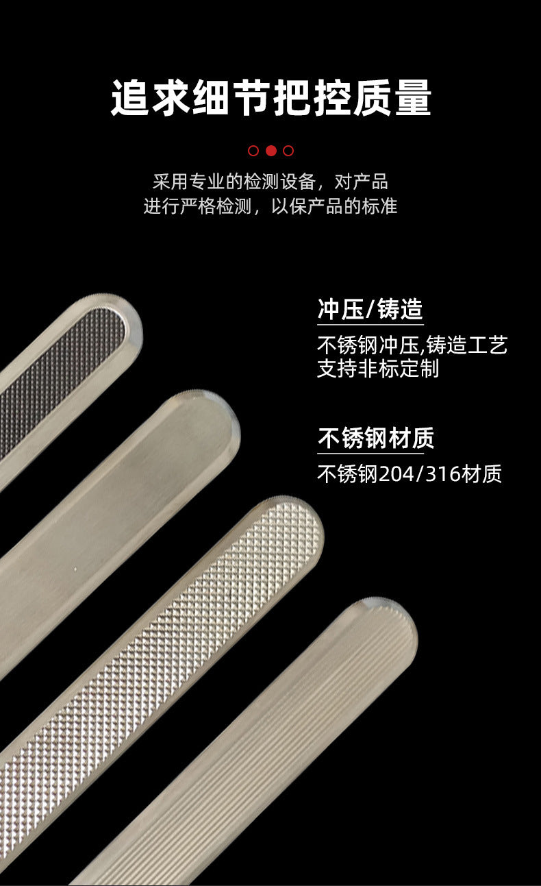 Diamond Sand Anti-Slip Strip304Stainless Steel Blind Walk Strip Guide Stud316Braille Guide Posts for Blind People