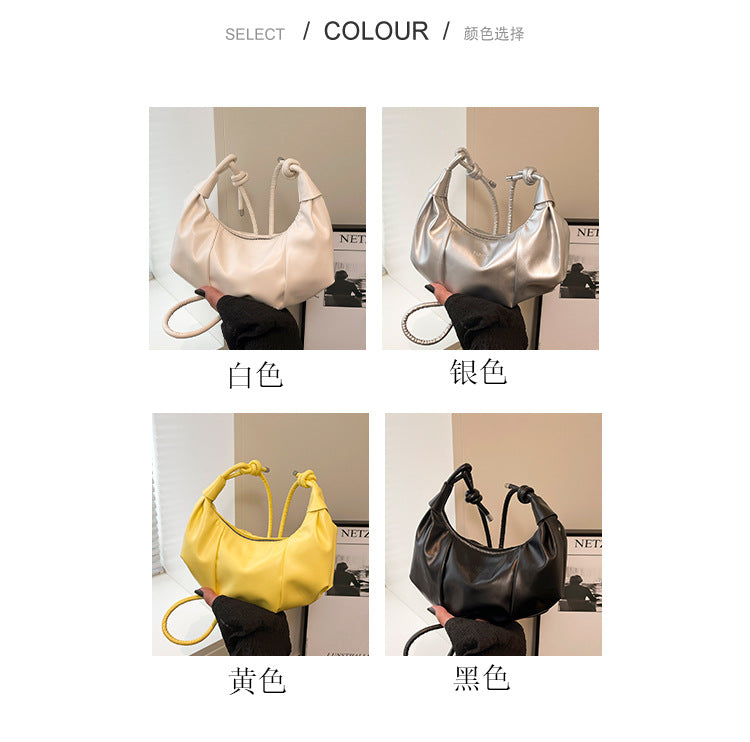 High-end Underarm Bag for Women2025New Trendy Fashion Versatile Casual Single Shoulder Bag Crossbody Dumpling Bag