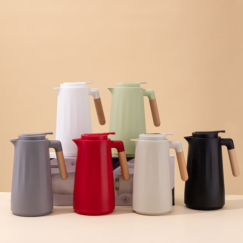 Cross-Border Insulated Kettle Household Glass Inner Liner Warm Kettle Simple Office Coffee Large Capacity Hot Water Kettle Insulated Water Kettle
