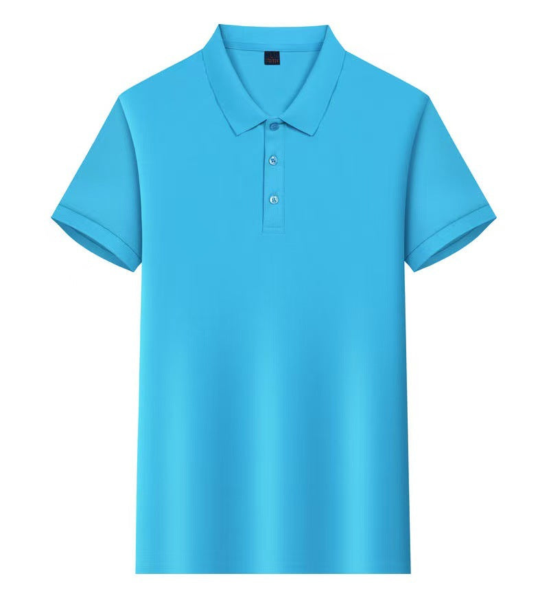Short Sleeve polo Men's Summer Workwear Turn-down Collar Printed Work Shirt logo Patterned Advertising Shirt for Men polo Shirt