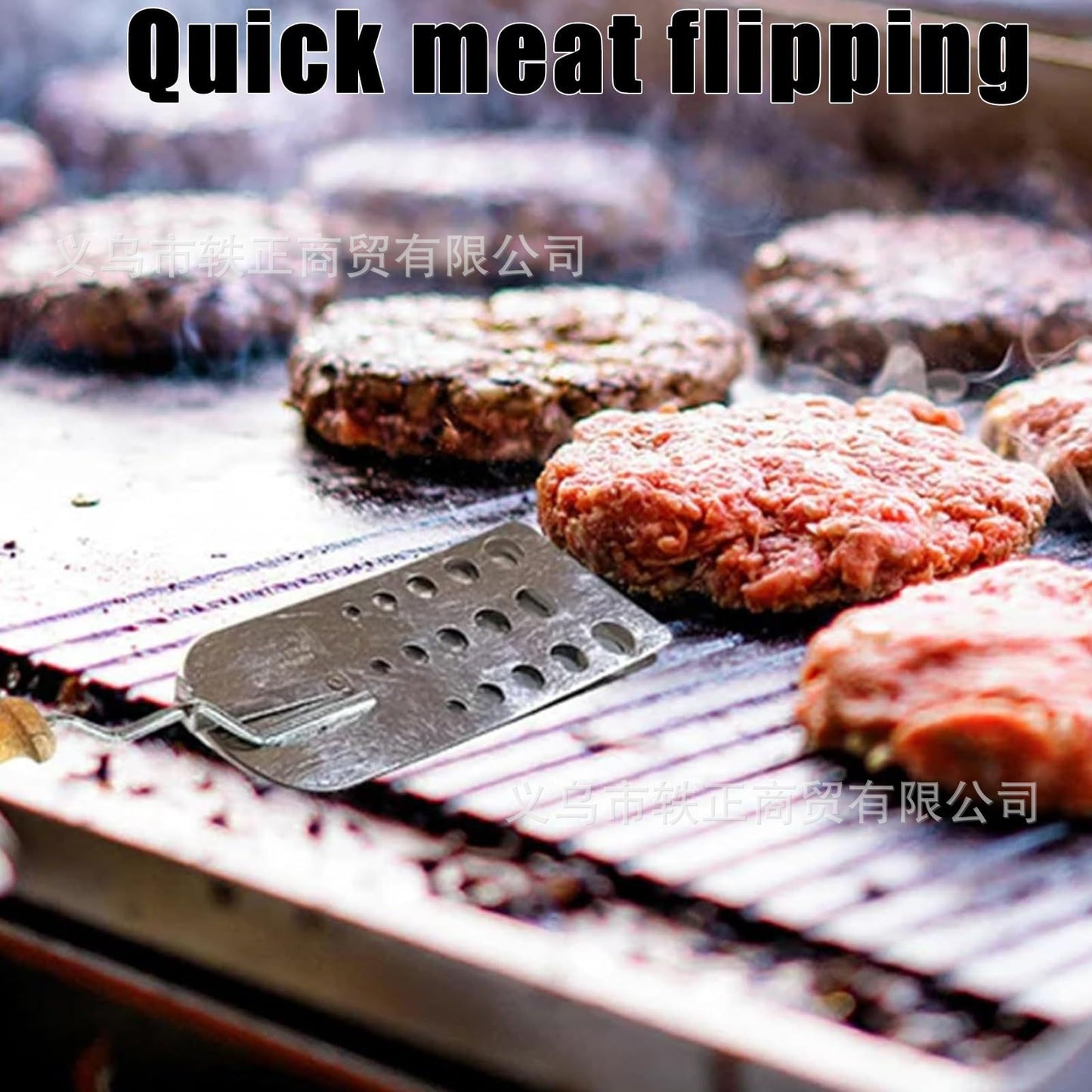 Cross-Border New Products Creative Hot Meat Patty Spatula Creative Hot Meat Patty Spatula One Click Three Transformations
