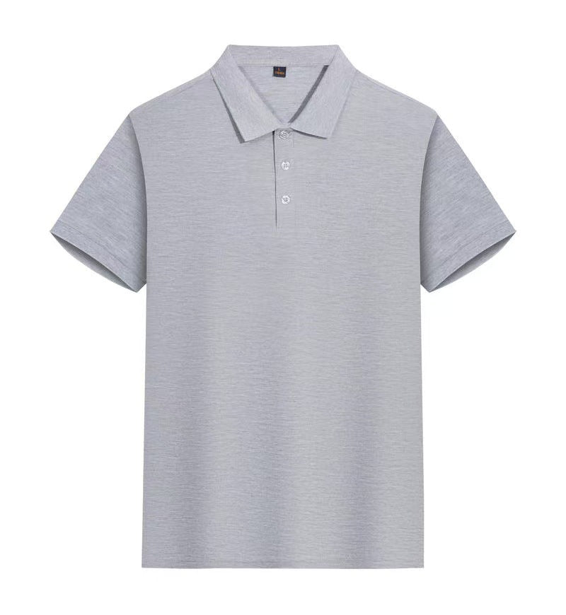 Short Sleeve polo Men's Summer Workwear Turn-down Collar Printed Work Shirt logo Patterned Advertising Shirt for Men polo Shirt