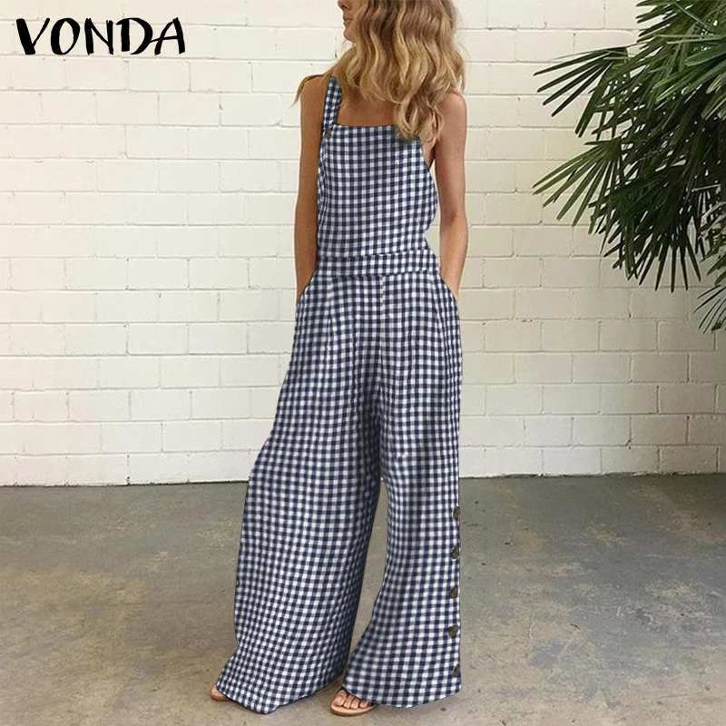 Independent Station European and American2025New Amazon Four-Color Polka Dot Wide-Leg Pants Long Pants Digital Print Backless Jumpsuit