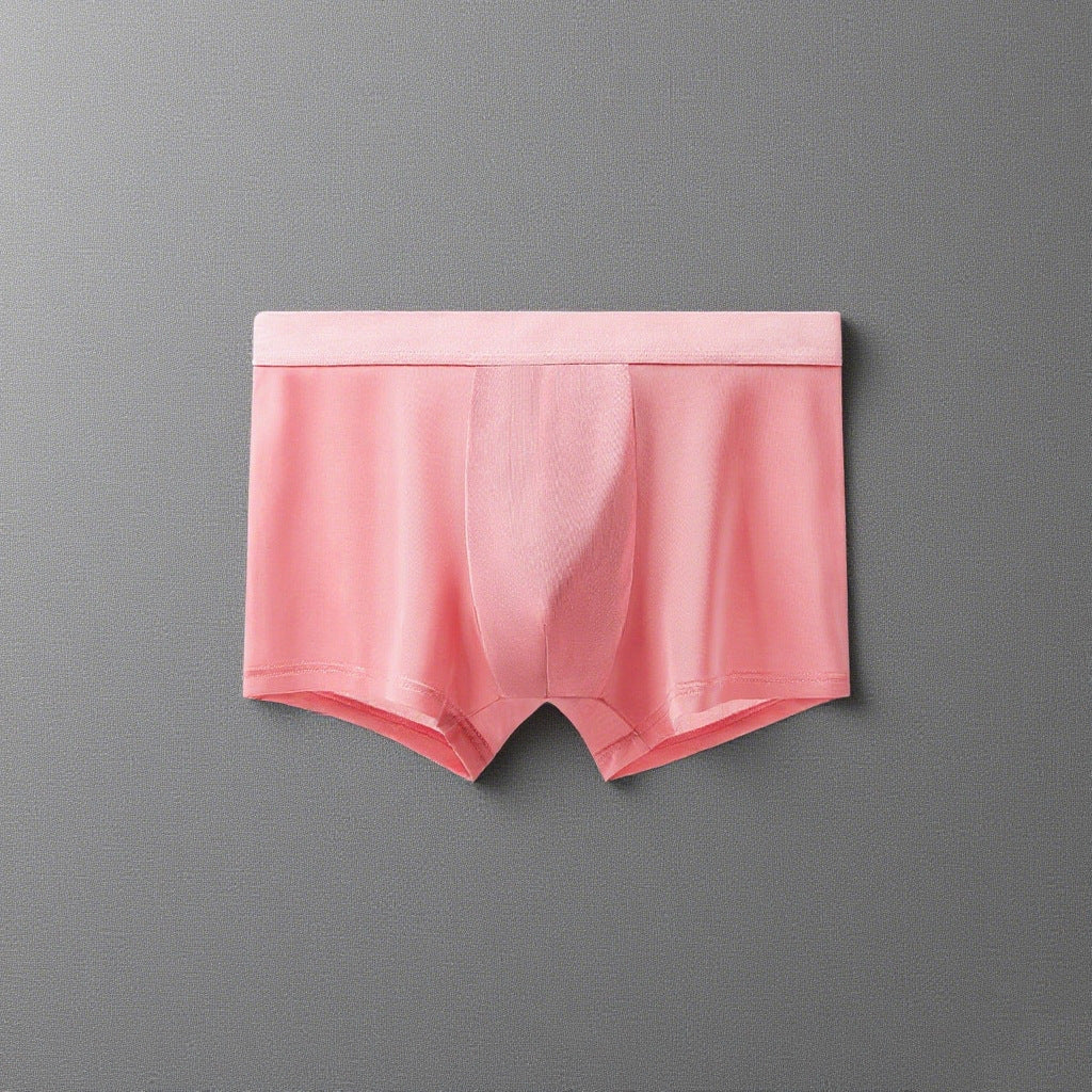 Hot-Selling Men's Ice Silk Underwear Summer Graphene Antibacterial Underwear Men's Knitted Breathable Boxer Briefs Wholesale http://detail.1688.com/offer/706012866736.html