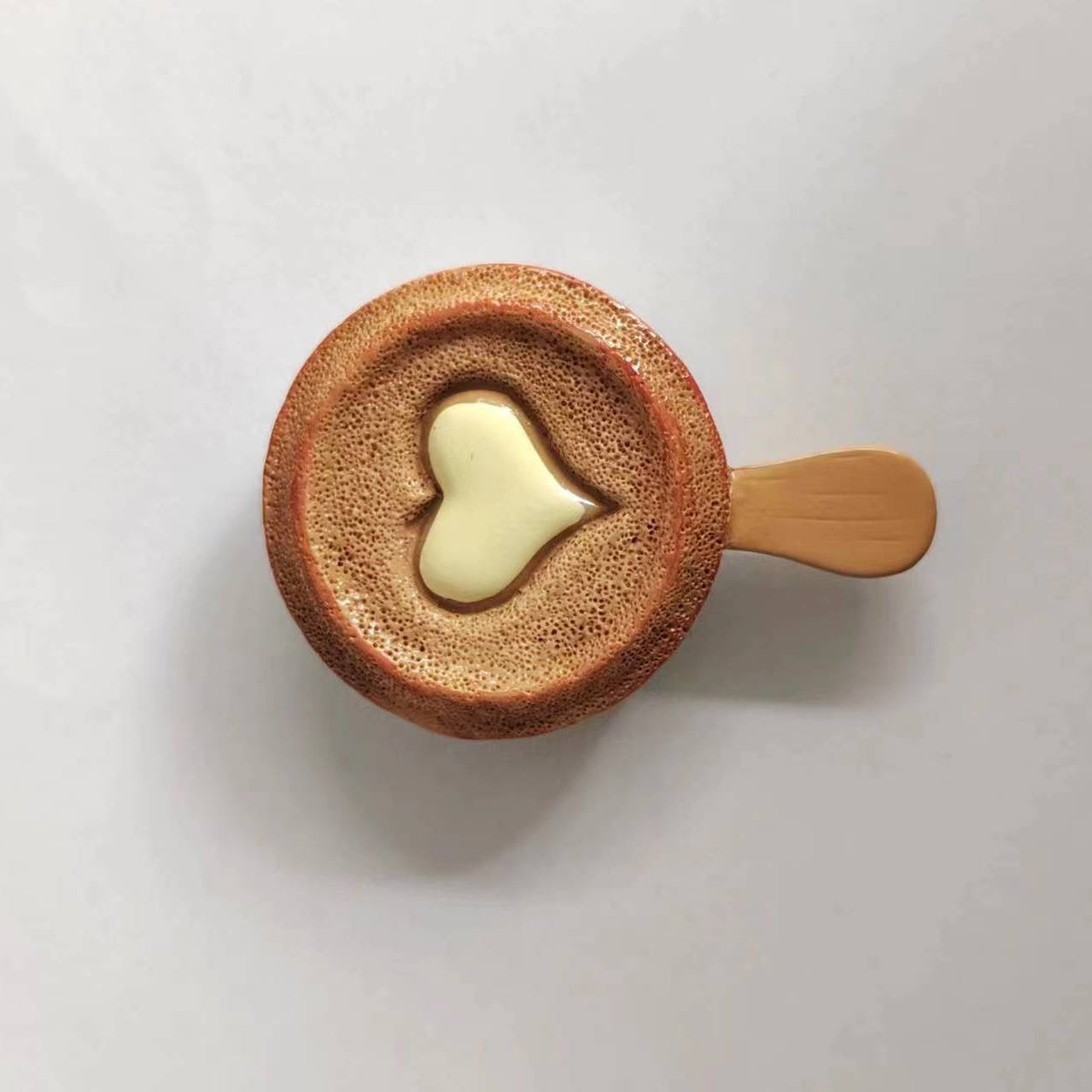 *Beautiful Little Aunt* Refrigerator Magnet 3D Creative Magnetic Sticker Simulation Food Bread Message Sticker Magnetic