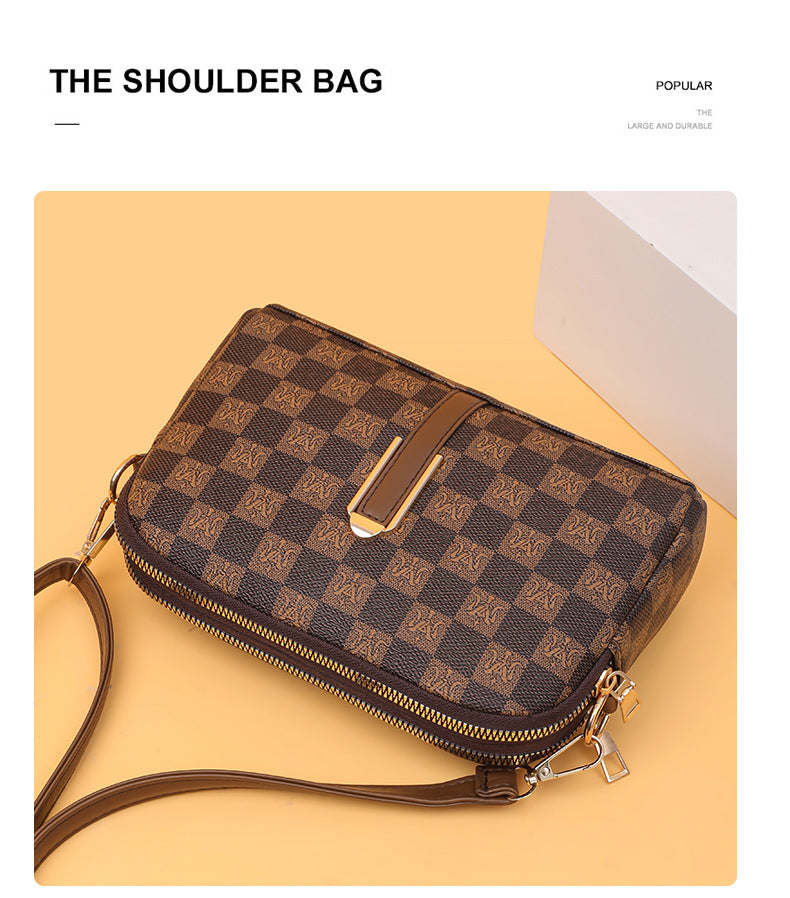 2834Yagelaisi Bag for Women New Simple Versatile Shoulder Bag Retro Trendy Crossbody Women's Bag Phone Bag
