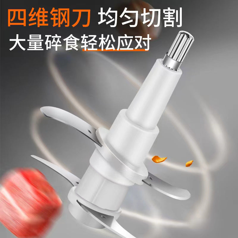 Long Deli6Electric Meat Grinder B Commercial Stainless Steel Kitchen High-Power Meat Grinder High-Power Food Processor