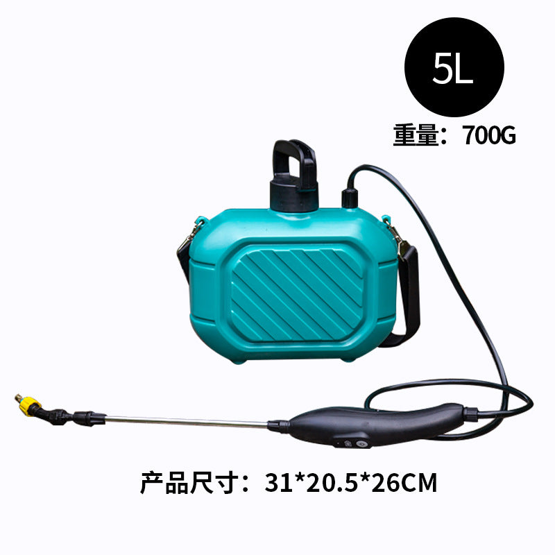 Cross-Border Gardening Electric Sprayer Household Watering Handheld Electric Spray Gun Garden Electric Atomizing Watering Can