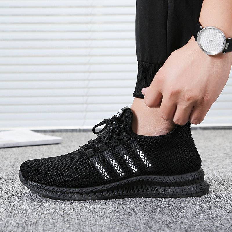 Men's Sneakers2024Spring New Trendy Casual Shoes Running Shoes Couple Shoes Mesh Flyknit Shoes Export