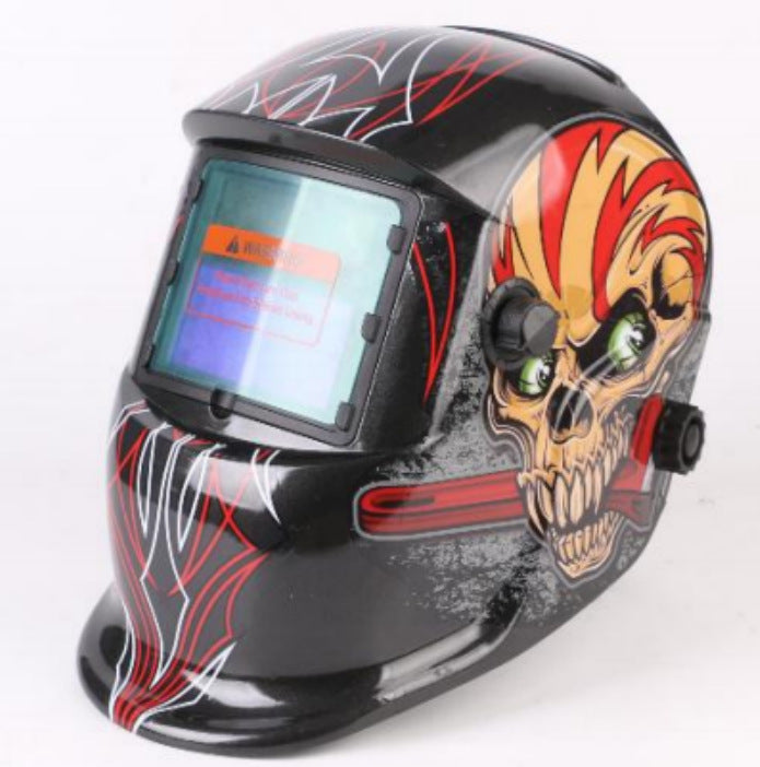 107Solar Automatic Dimming Welding Protective Mask Head-mounted Argon Arc Welding LCD Welder Mask