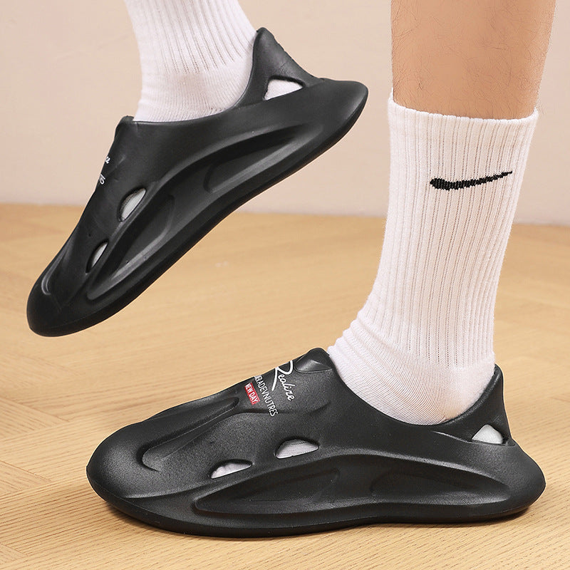 Driving Shoes for Men, Summer New Style Fishing Outdoor Closed-Toe Thick-Soled Non-Slip Odor-Free Sandals for Women