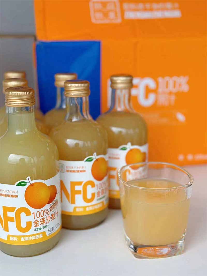 Premium Vegetables and Fruits NFC Juice Apple Juice NFC Pear Juice Golden Pearl Sand Pear Puree Freshly Squeezed Juice4Bottled6Bottled