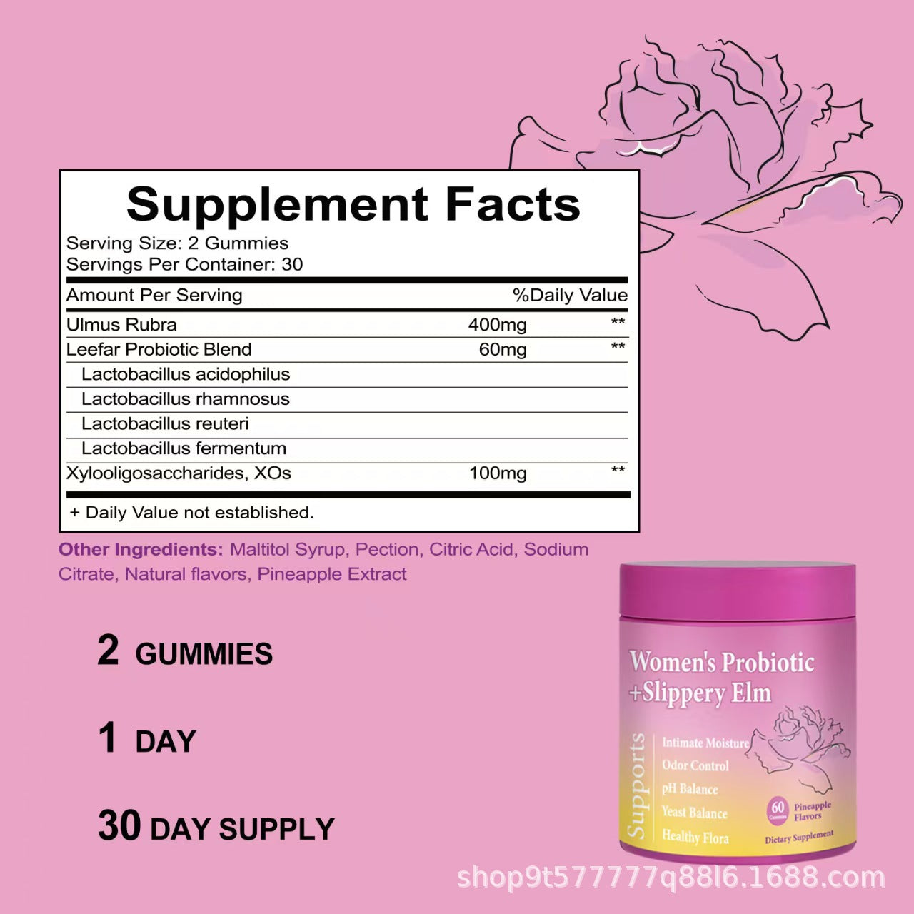 In-stock Women's Probiotic Gummies Cross-border TK Amazon hot  probiotic GUmmies Source