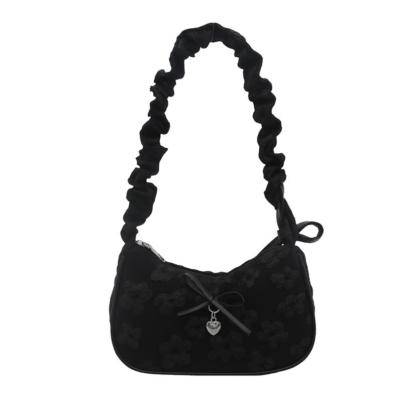French Niche Bag for Women2025Summer New Fashion ins Sweet Cool Girl Versatile Fashion Single Shoulder Bag Underarm Bag