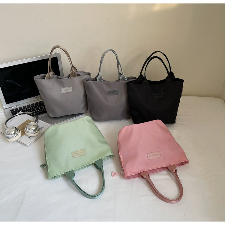 Casual Single Shoulder Crossbody Bag New Model Phone Small Square Bag Versatile Shopping Handbag Lightweight Water-Resistant Nylon Bag