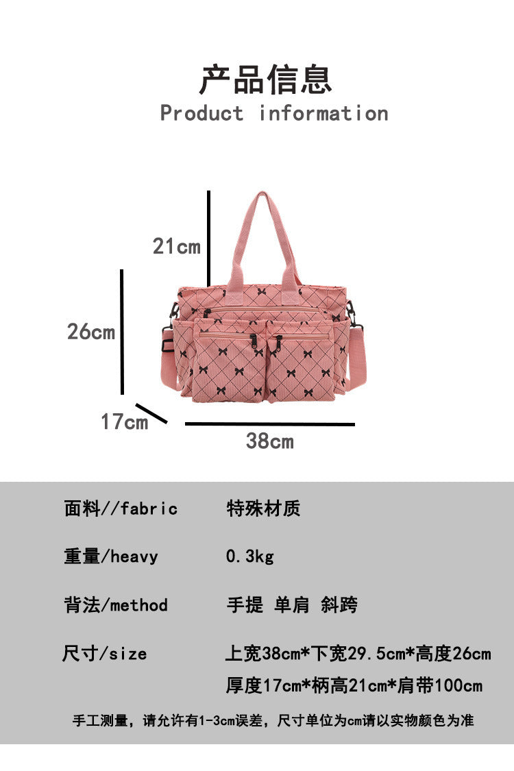 2025Summer New Simple Fashion Underarm Tote Bag This Year's Trendy Retro Commuter Shoulder Bag for Women