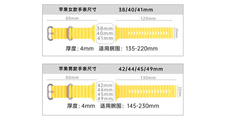 Wholesale new model compatible with Samsung Huawei watch Ocean Silicone Strap Official Same Style Solid Color Double Buckle Silicone Strap