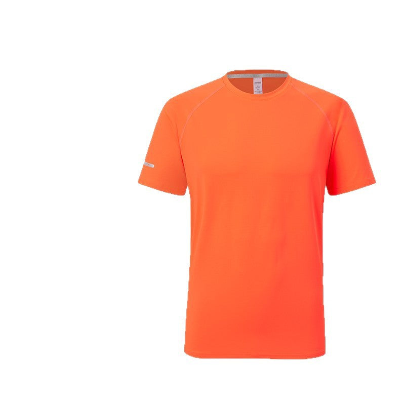 Ice Silk t T-shirt Customization logo Printed Short Sleeve Group Sports Advertising Cultural Shirt Workwear Quick-Dry Summer Men