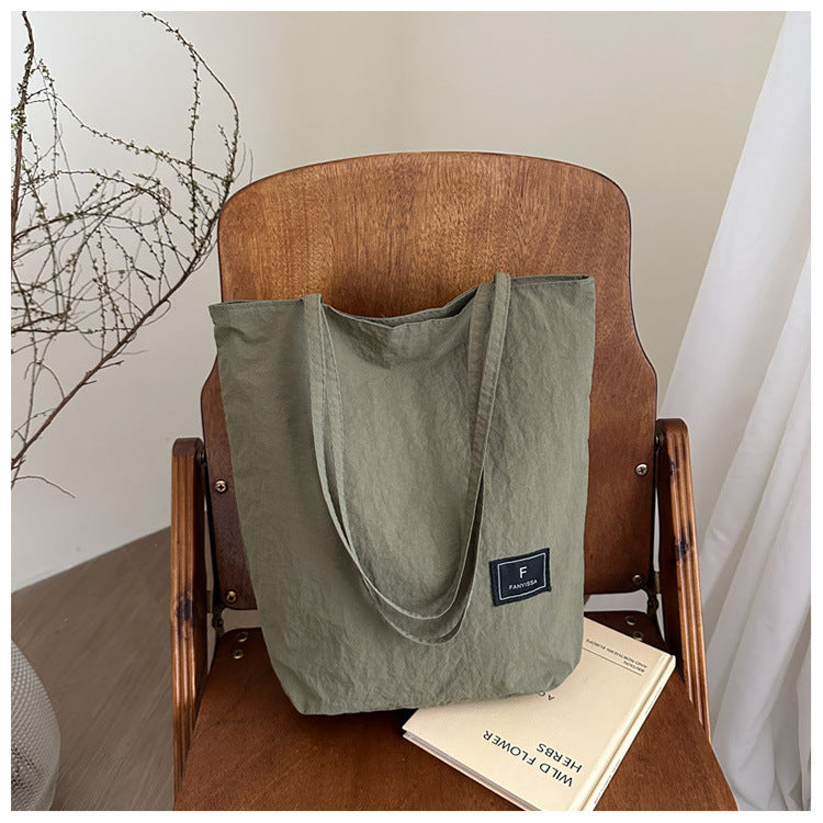 Foreign Trade New Solid Color Women's Bag Wholesale Large Capacity Women's Shoulder Bag Crossbody Bag ins Fashionable Versatile Commuter Bag