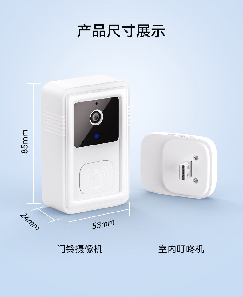 M9Low Power Consumption tuya Visual Doorbell WiFi Wireless HD Smart Home Intercom Bell Tuya Cross-Border