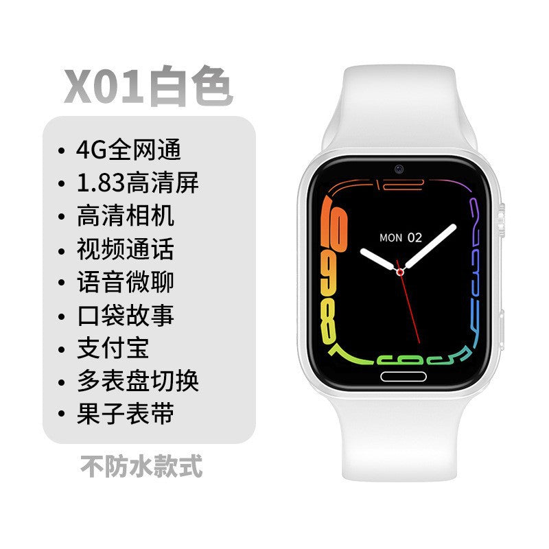 Children's Smart Watch Elementary School Student Genius Positioning4G Full Netcom Children's Phone Watch Amazon Cross-Border Exclusive