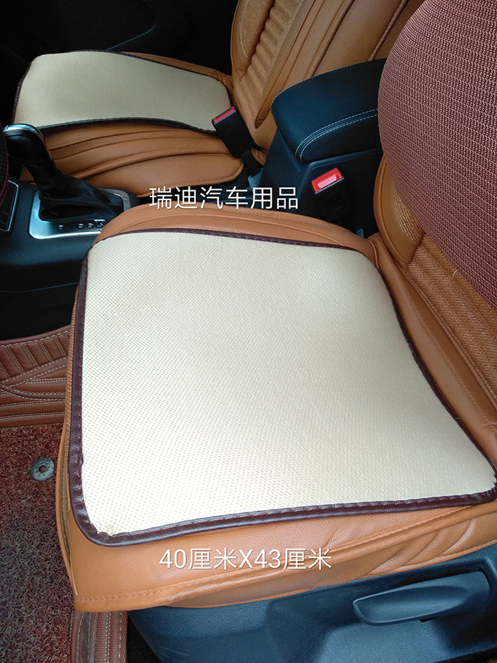 Silicone Anti-Slip Car Seat Cushion – Wooden Bead Non-Slip Foam Base Pad