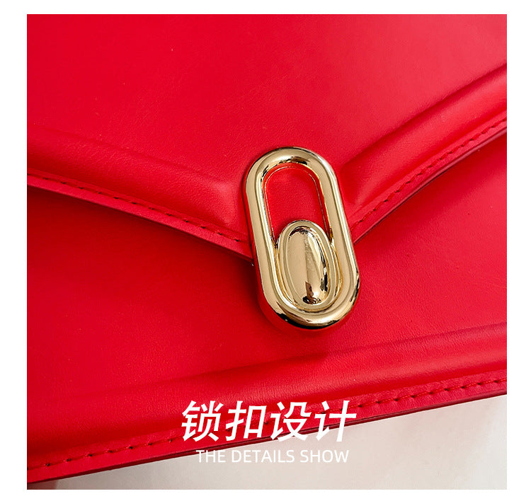 Fashionable and Elegant Small Square Bag2025Summer New Korean Style Niche Casual Commuter Crossbody Bag Trendy Shoulder Bag