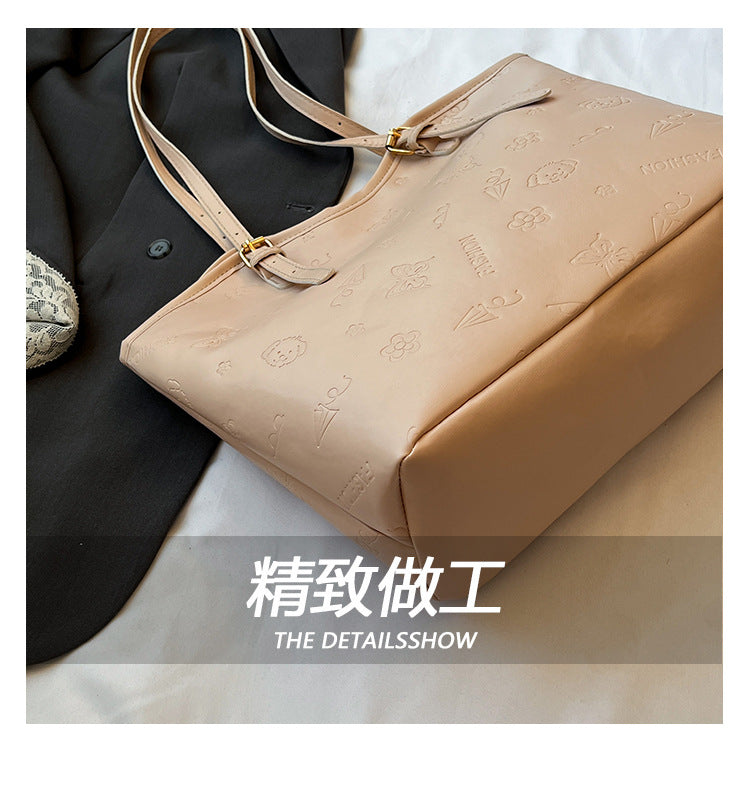Women's High-Grade Bag2025Spring Birthday Gift Puppy Tote Bag Large Capacity Women's Bag Commuting Crossbody Bag