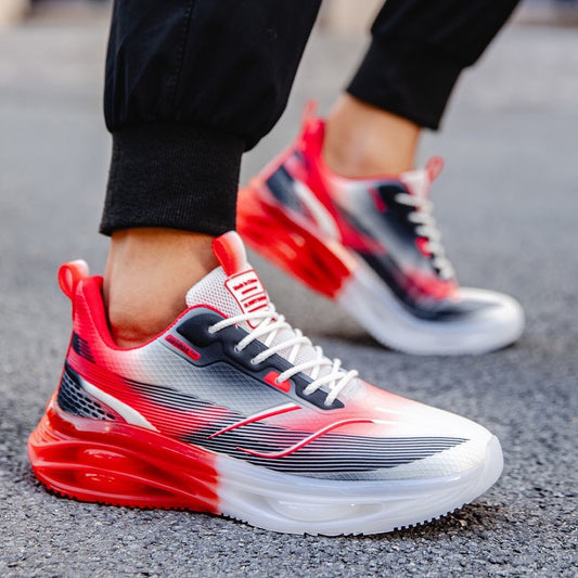 Cross-border dropshipping of large-size men's shoes2024Autumn New National Trend Sports Shoes for Men, Mesh Soft Sole Casual Running Shoes
