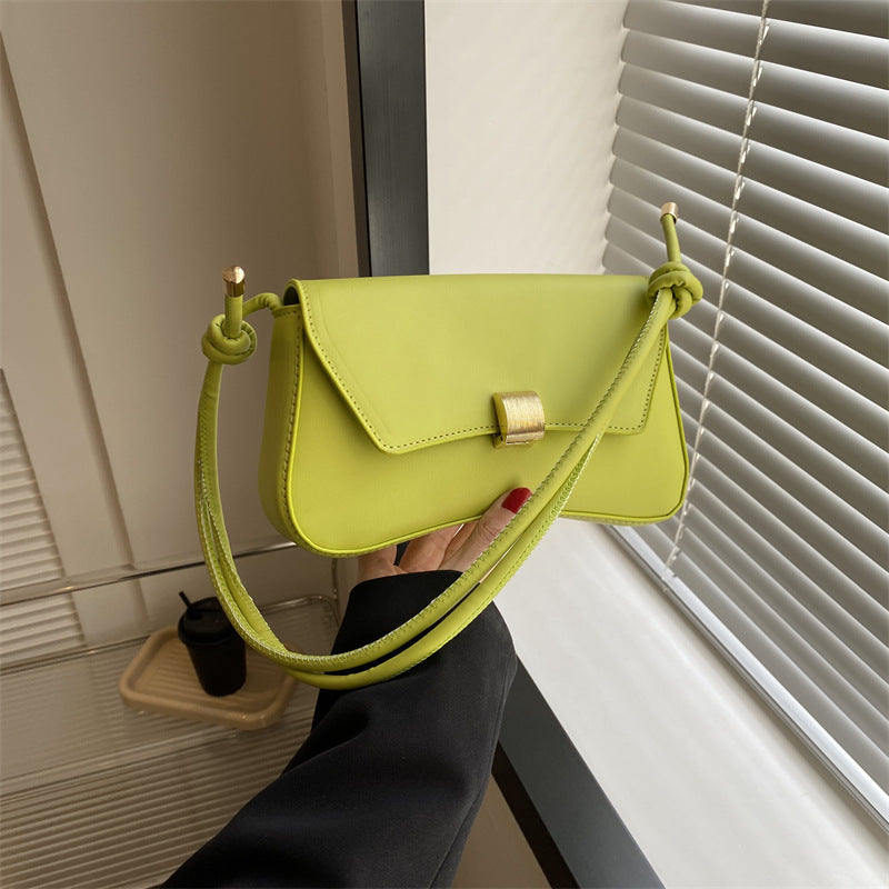 Trendy Women's Shoulder Crossbody Bag Small Square Bag2024Spring new style simple retro hand-held underarm bag
