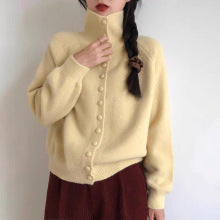 2025Spring New Soft Gentle Fairy Style Hollow Out Sweater Mid-Length Lazy Solid Color Cover-Up Top