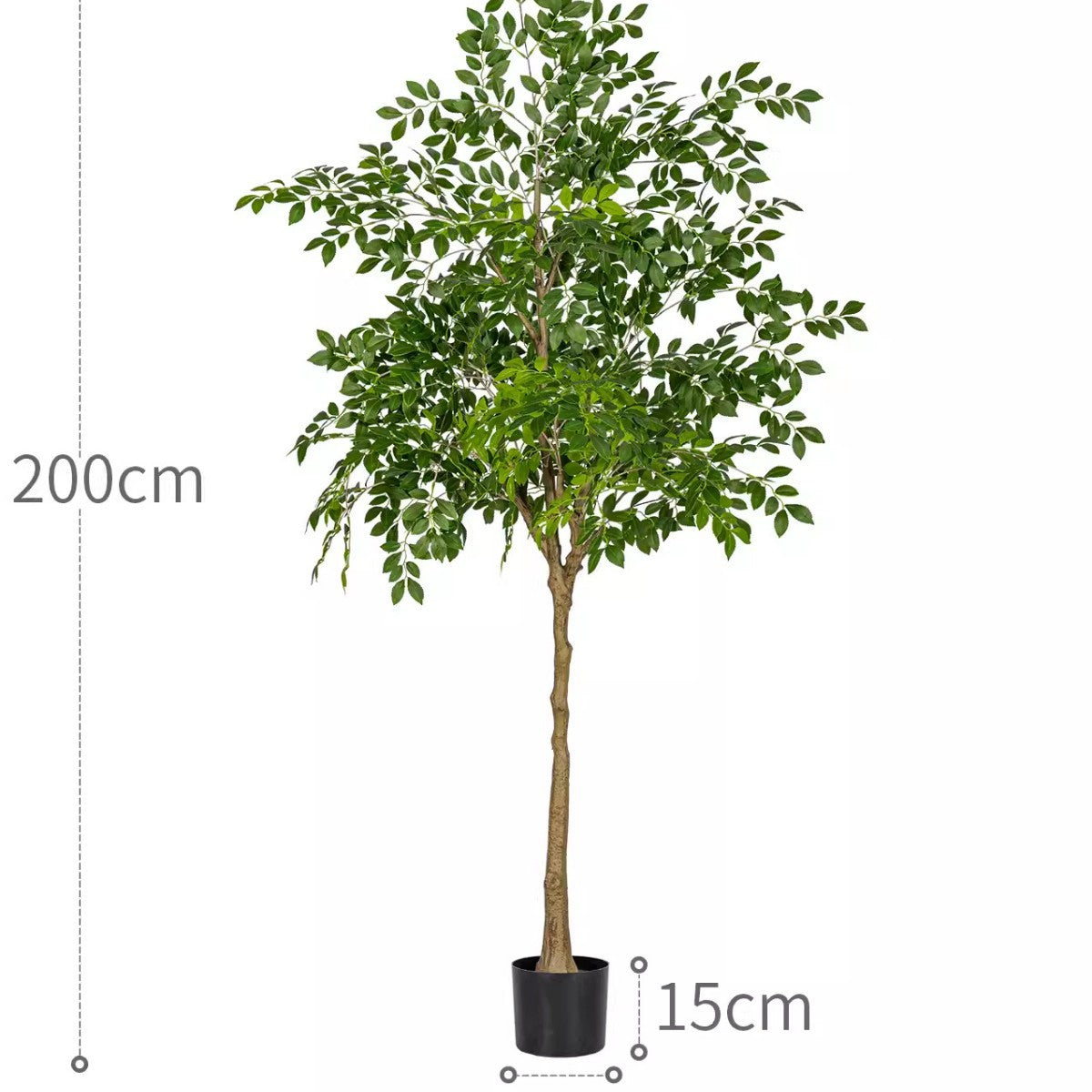 High-End Artificial Green Plant Elm Money Tree Banyan Tree Large Floor Plant Indoor Living Room Atmosphere Fake Tree Landscaping Decoration