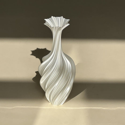 New Artistic Abstract Vase Twisted Vintage Flower Arrangement Decorative Ornament Nordic Minimalist ins Wind3D Printed Light Luxury