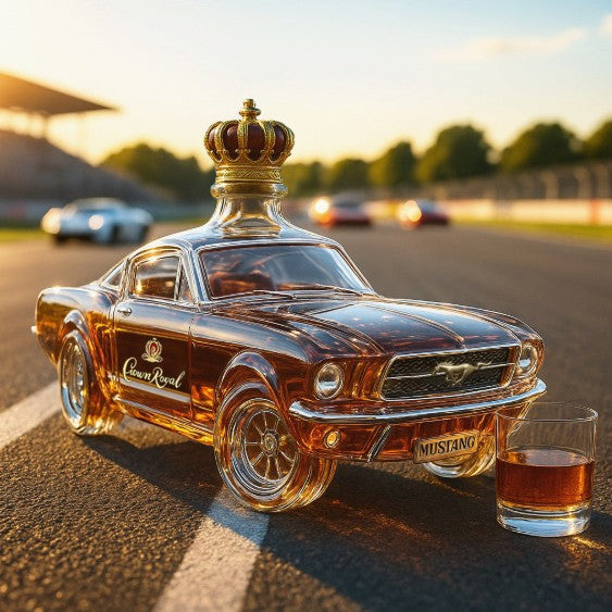 Cross-border New Product Independent Station Bestseller Police Car Whiskey Bottle Wild Horse Whiskey Bottle