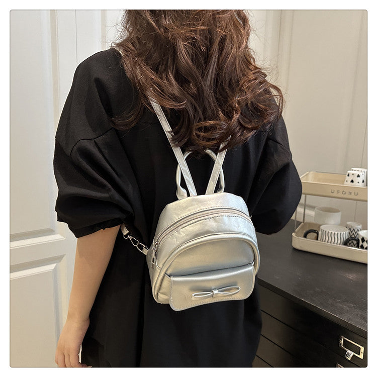 Simple Double Shoulder Small Bag for Women Spring Summer2025New Single Shoulder Crossbody Bag Korean Style Women's Fashion Handheld Small Square Bag